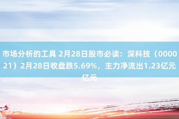 市场分析的工具 2月28日股市必读：深科技（000021）2月28日收盘跌5.69%，主力净流出1.23亿元